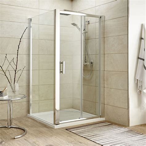 Toreno 1000 X 1000mm Square Sliding Door Large Shower Enclosure