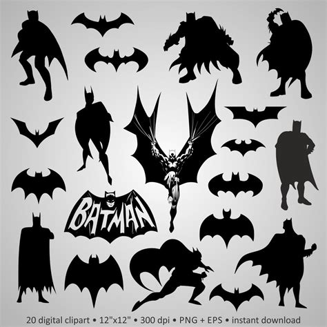 Batman Silhouette Vector At Collection Of Batman