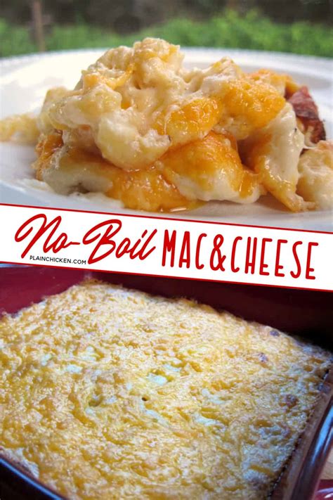 No Boil Mac And Cheese Plain Chicken