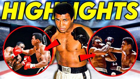 Muhammad Ali Highlights The Greatest Boxing Highlights Youtube