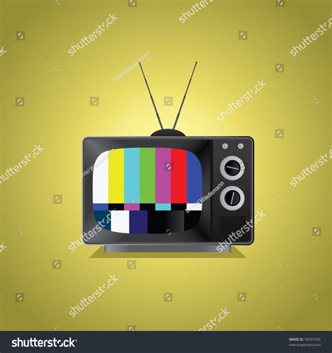 Old Tv Set Not Signal On Vector Có Sẵn Miễn Phí Bản Quyền 70747039