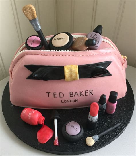At cakeclicks.com find thousands of cakes categorized into thousands of categories. Make up bag Ted Baker cake | Makeup birthday cakes, Make ...