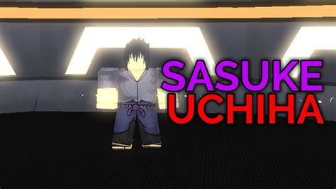 Sasuke Uchiha Showcase Anime Cross 2 Roblox Youtube