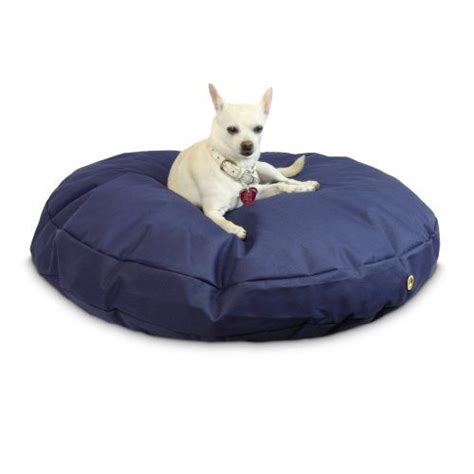 Snoozer Waterproof Round Pet Bed Small Navy 36 Inch Dog Bed Pets