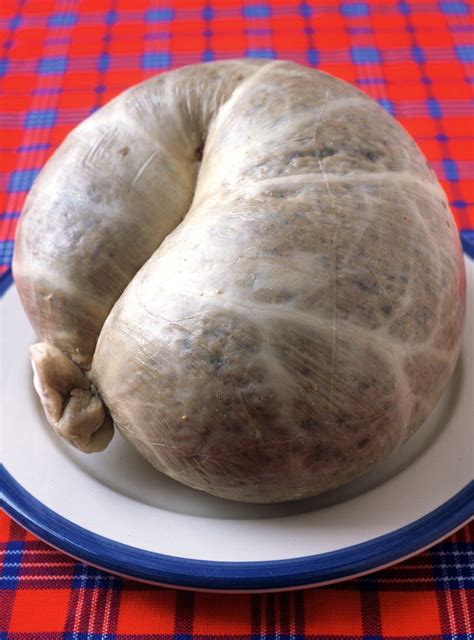 Raw Haggis Offal In Sheeps Stomach License Images 641789 Stockfood