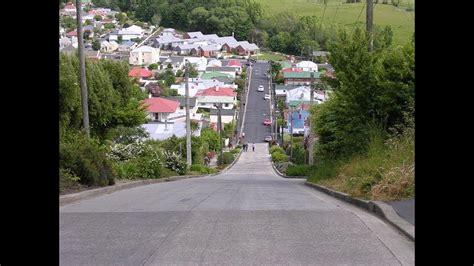 The Steepest Road Climb In The World New Zealand Youtube