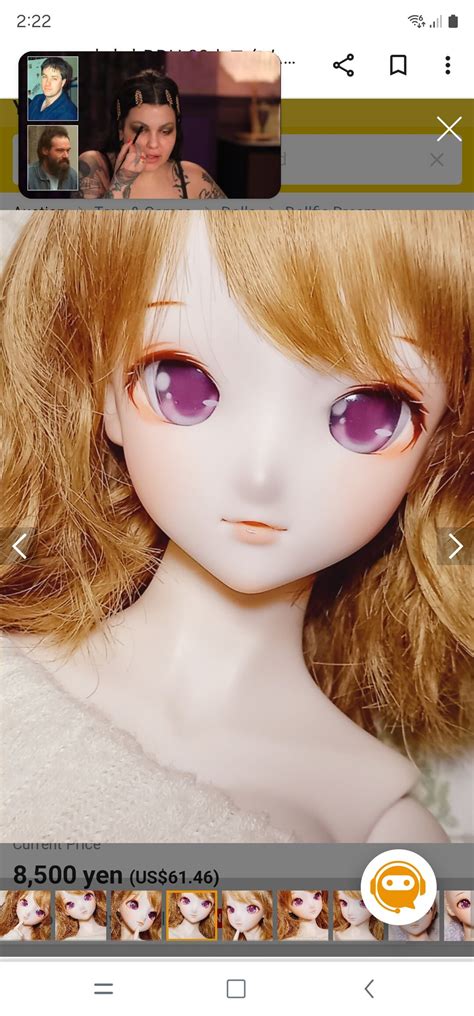 gorgeous custom dollfie dream ddh09 head in semi white skin etsy