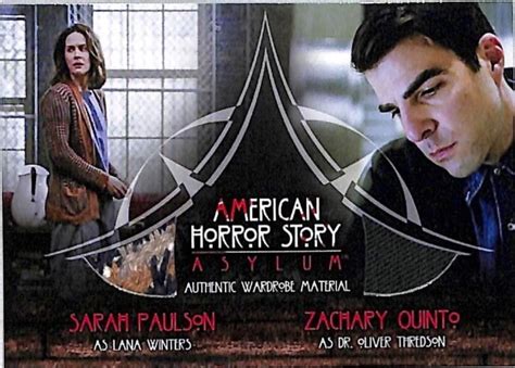 Oliver Thredson And Lana Winters Card Thredson American Horror Story