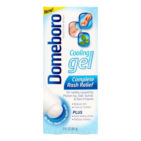Domeboro Cooling Gel Complete Skin Rash Relief Oz Walmart Com