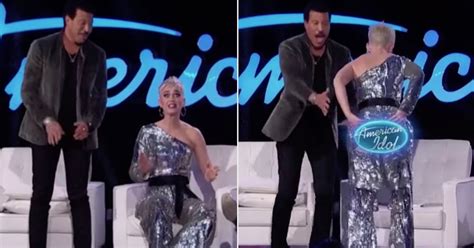 Katy Perry Suffers Wardrobe Malfunction Flashes American Idol
