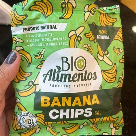 Bio Alimentos Banana Chips Sabor Natural Review Abillion