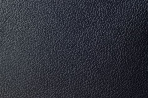 Dark Blue Leather Texture Or Background Stock Photo