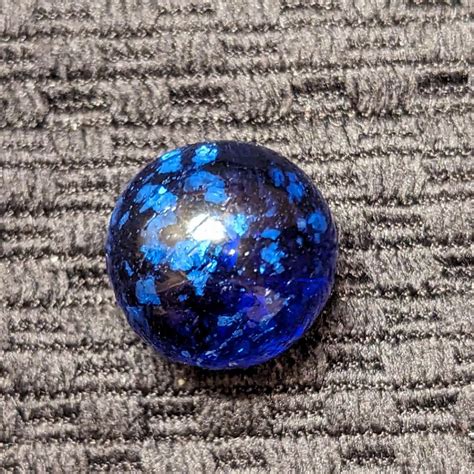 Beautiful Cobalt Mica Old Rare Marbles