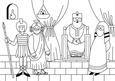 Birth of the king activity book bundle includes: Jesus Before Herod coloring page | Free Printable Coloring ...