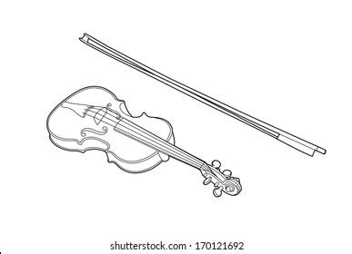 violin drawing images stock  vectors shutterstock