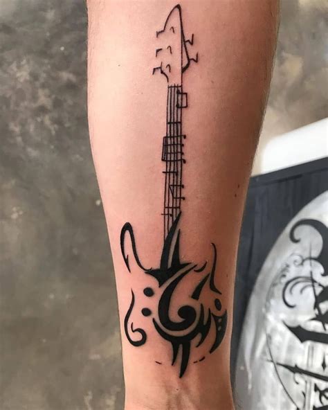 101 Awesome Guitar Tattoo Ideas You Need To See! | Guitar tattoo design