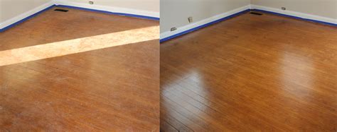 Floor refinishing methods differ in their application and technology, ranging from sandless, dustless, sanding and buffing. Before and After Buff & Coat - Buff & Coat Hardwood Floor ...