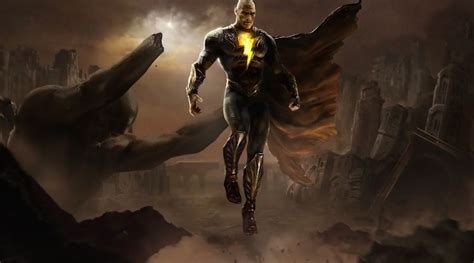 Black Adam Movie First Look The Rock Teases Justice Society Showdown