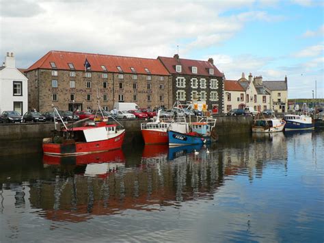 Eyemouth Harbour At High Tide © Cathietinn Geograph Britain And Ireland