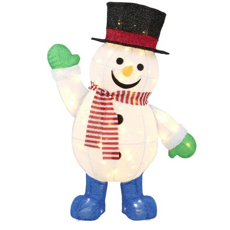 Home Accents Holiday 36 In Led Warm White Lighted Snowman Ty311 1714