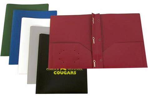 Confidential Three Prong Twin Pocket Folders