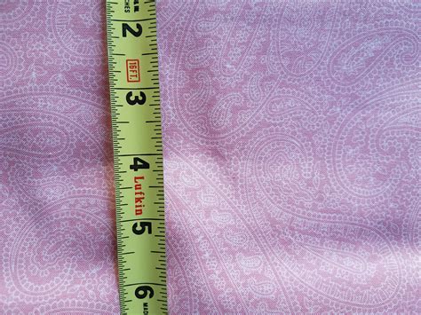 Peach Paisley Fabric Cotton Fabric By The Yard