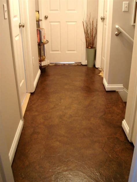 paper bag floor covering ~ i saw this technique for a floor covering in a friend s home the