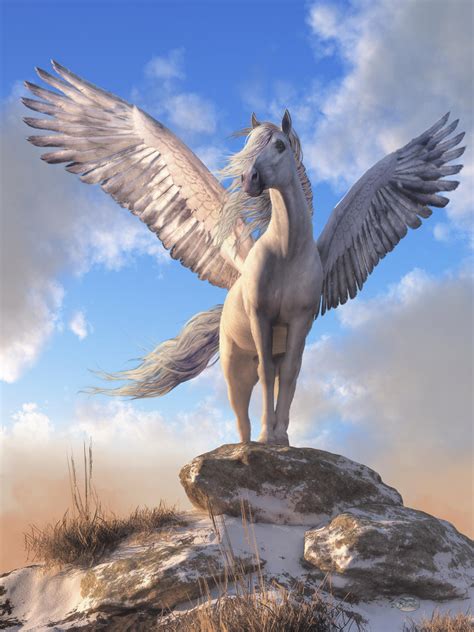 Pegasus The Winged Horse By Deskridge On Deviantart