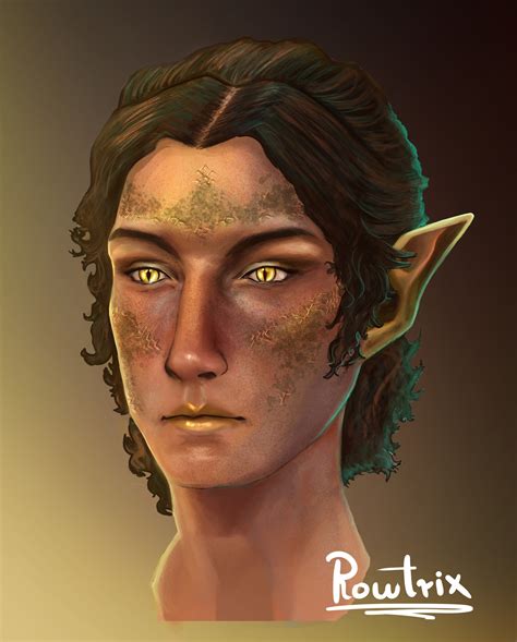 Artstation Half Elf Draconic Sorcerer