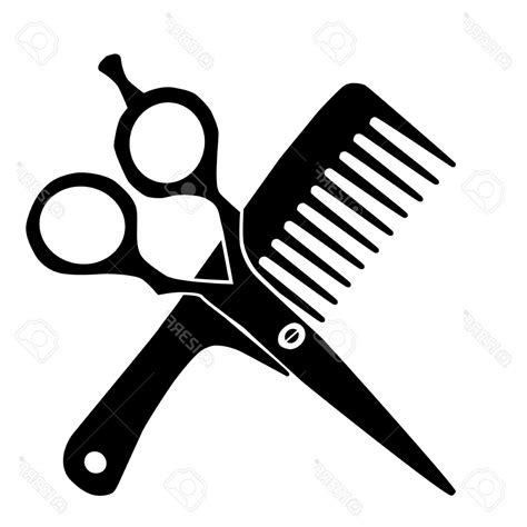 Comb And Scissors Vector At Getdrawings Free Download