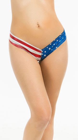 Stars And Stripes Scrunch Back Super Micro Shorts Spangled Micro Mini Shorts Sexy Fourth Of