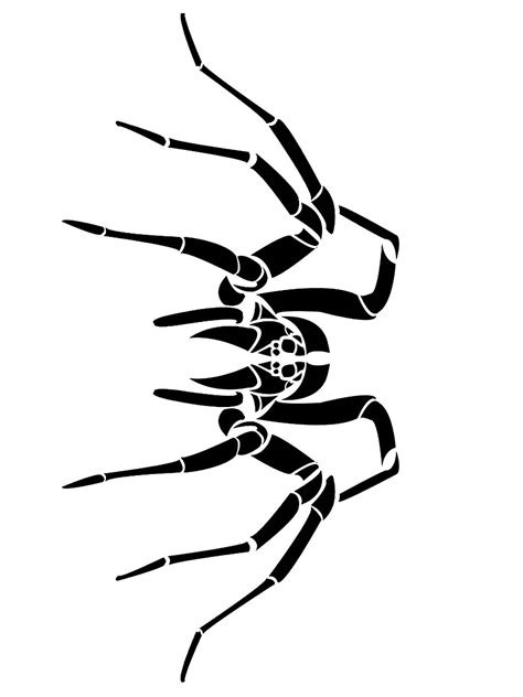 Spider Stencils Free Stencils And Template Cutout Printable