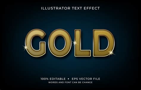 Gold Font Uppercase Text Effect 962784 Vector Art At Vecteezy