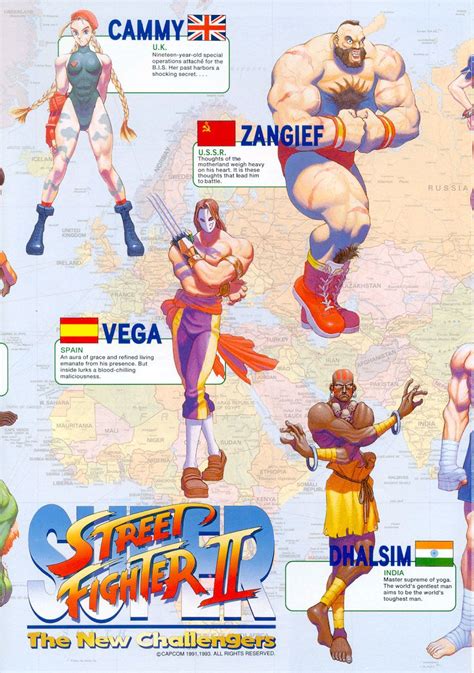 Super Street Fighter Ii The New Challengers Street Fighter Art