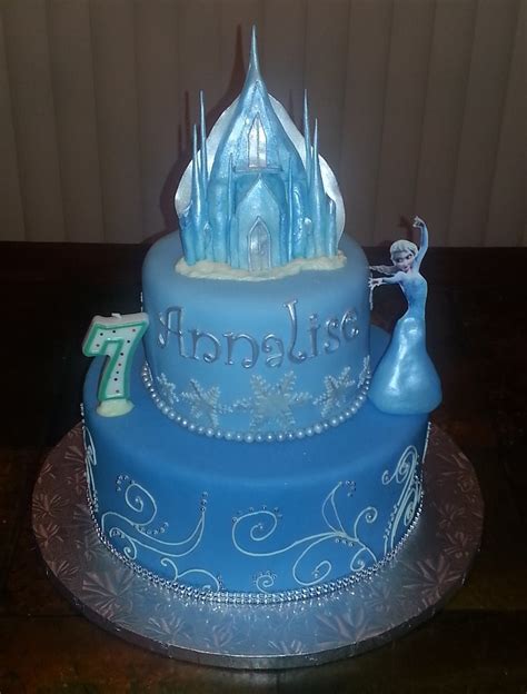 Frozen Cake With Elsa