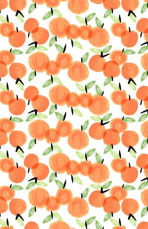 Cute Aesthetic Orange Wallpapers Wallpaper Cave