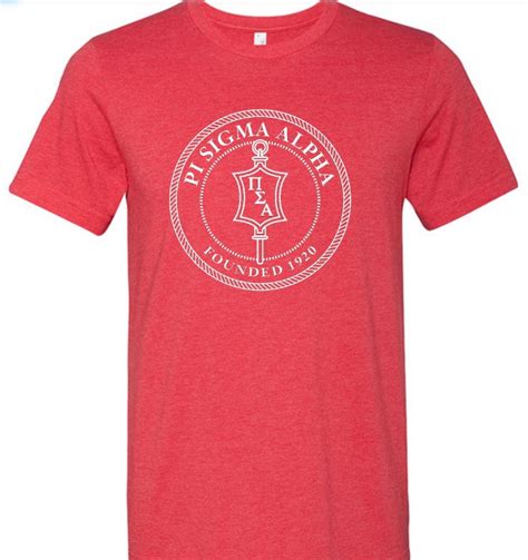 Pi Sigma Alpha Seal T Shirt Printing Plus