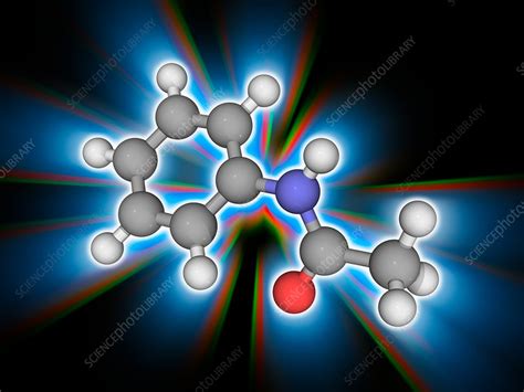 Acetanilide Organic Compound Molecule Stock Image F0170143