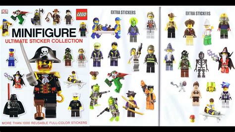 2010 lego minifigure ultimate sticker collection book pages slide show youtube