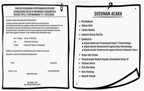 Contoh Undangan Perpisahan Sekolah Smp - IMAGESEE