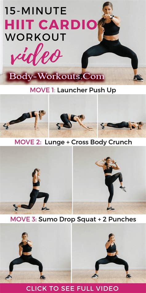 Magical 15 Minute Hiit Cardio Workout Body Workouts