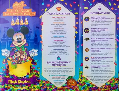Mickeys Not So Scary Halloween Party Schedule