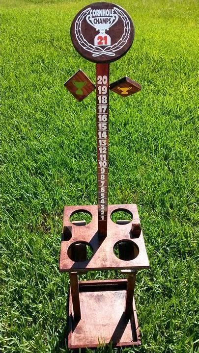 Cornhole Score Tower Drink Holder Bag Caddy Combo Cornhole Champs