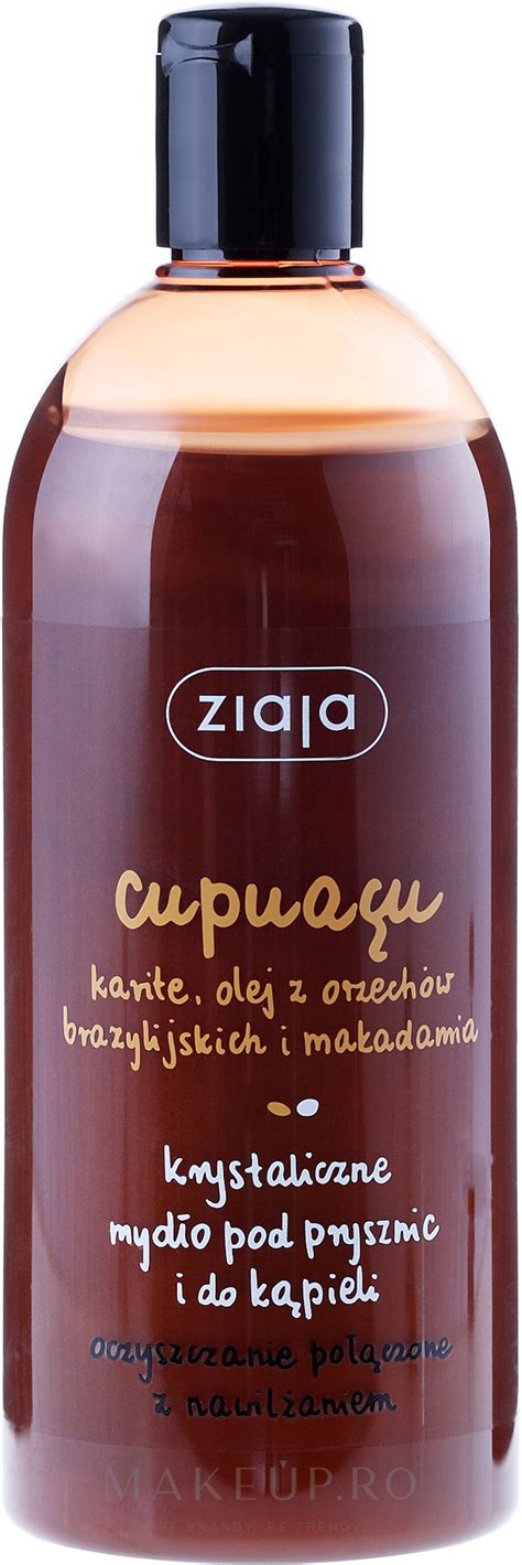 Ziaja Cupuacu Crystal Moisturizing Cleansing Gel Gel De Duș și Baie