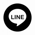 Line Icon Social Application Solid Network Rounded