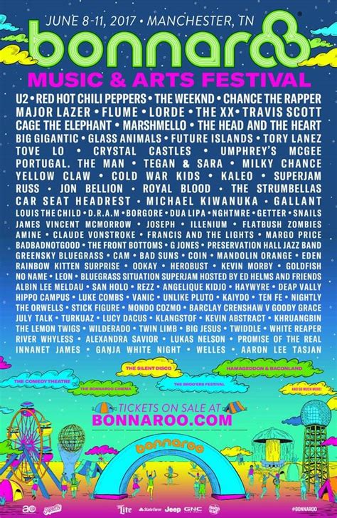 Here Is The Full Bonnaroo Music And Arts Festival Lineup