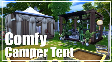 Comfy Campers Tent The Sims 4 Speed Build Youtube