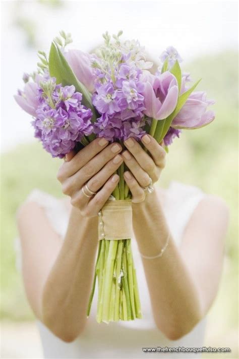 Maybe you would like to learn more about one of these? Purple Bouquet with Tulips for Spring Wedding | Bridal ...