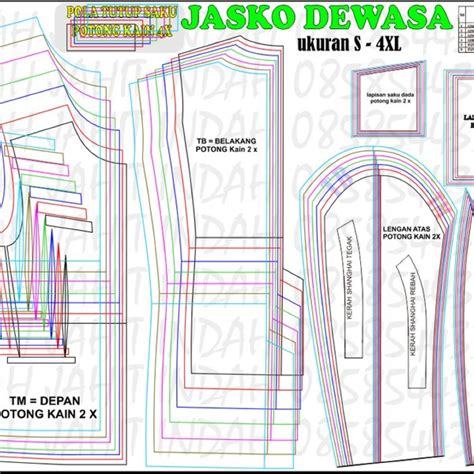 Pola baju kemeja lengkap part 1 smart tailor. Pola Baju Jasko - Baju Koko Jasko Rr Collection Kanzul ...