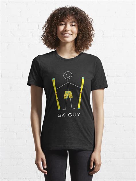 Funny Mens Ski Guy T Shirt By Whyitsme Redbubble